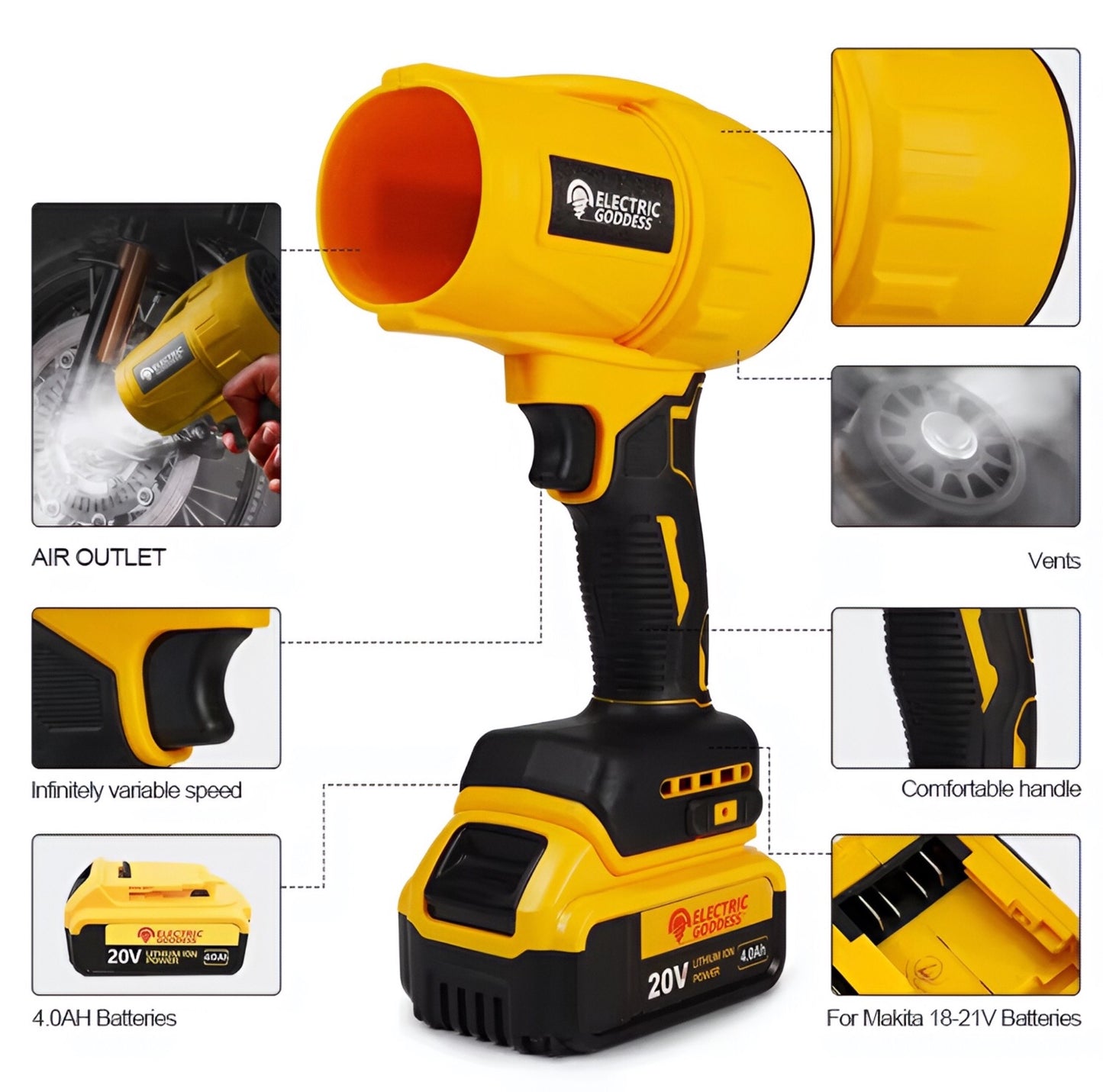 Zaico cordless blower